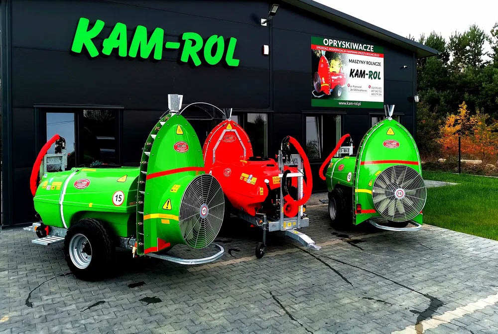 opryskiwacz dwurzędowy